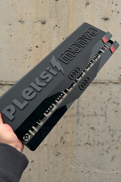 Pleksimanya Audi Karbon Nardo Gri Pleksi Takmatik Plakalık