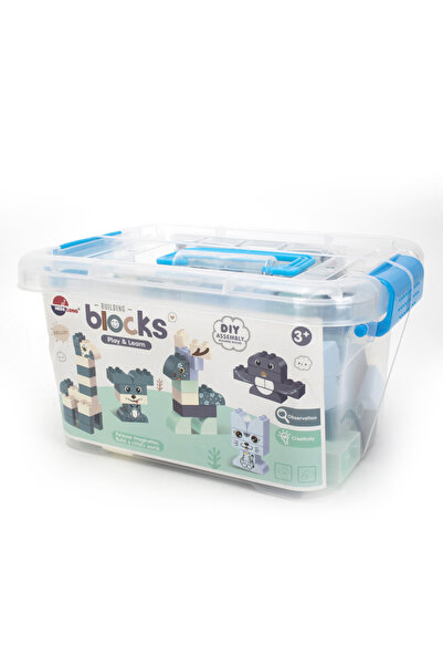 Fab N Funky مجموعة مكعبات بناء ليغو من فاب إن فانكي موراندي كولور، مكونة من 46 قطعة للأطفال من سن 3 سنوات فما فوق، سهلة الإمساك بها للعب الإبداعي