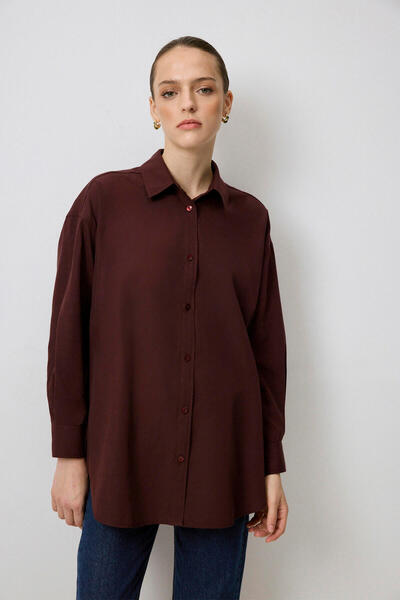 Touché Privé ΠΟΥΚΑΜΙΣΟ RELAX FIT ΠΟΠΛΙΝ