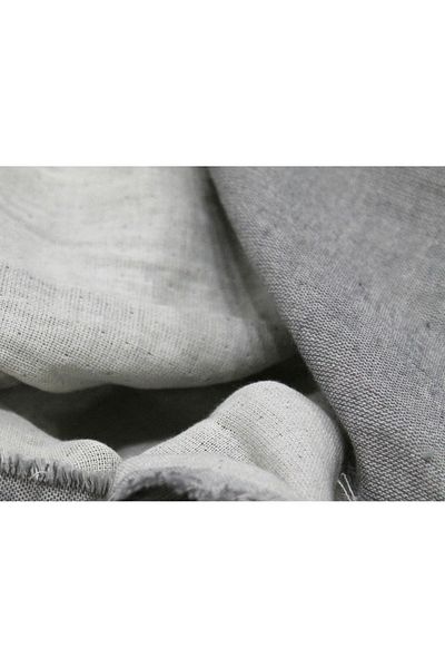 podyum baskı 150x100 Μπεζ γκρι γκρι κουβέρτα μουσελίνα και πανί - Διπλή στρώση διπλής όψης