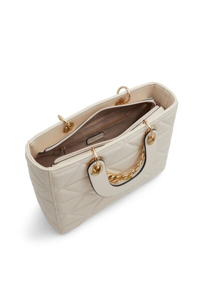 Call it Spring Women's Beige Top Handle Bag With Single Compartment