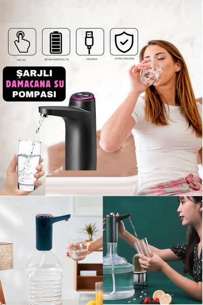 qualityworld Otomatik Durdurucu Su Şişesi Damacana Pompası için İçme Suyu Pom...