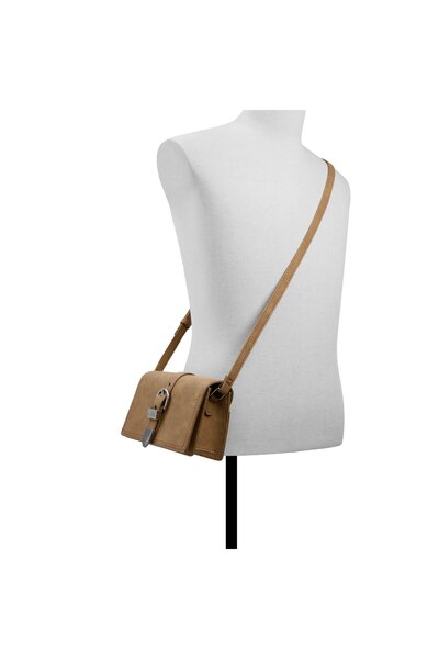 Call it Spring Women's Beige Cross Body Bag With 2 Compartments