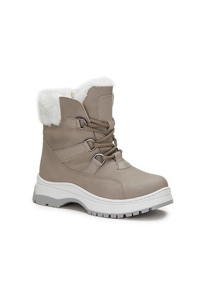 Vicco Alexis Furry Girl's Grey Boots μπότες-&-μποτάκια