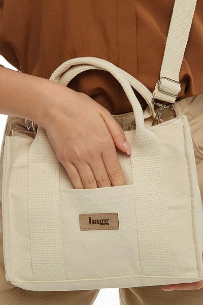 Bagg Canvas Tote Bag| 25x20x10