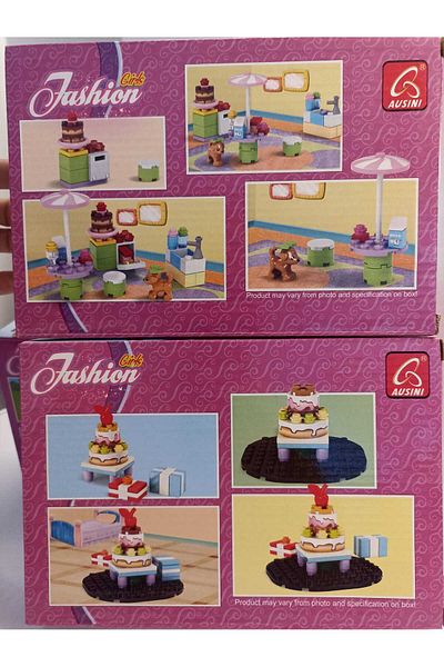 smilechild Ausini Fashion Girl 48 و 54 قطعة 2 علبة