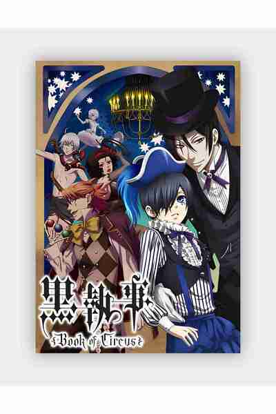 fırsatlar diyarı Black Butler - Black of Circus Anime Hd Manga Duvar Posteri ...