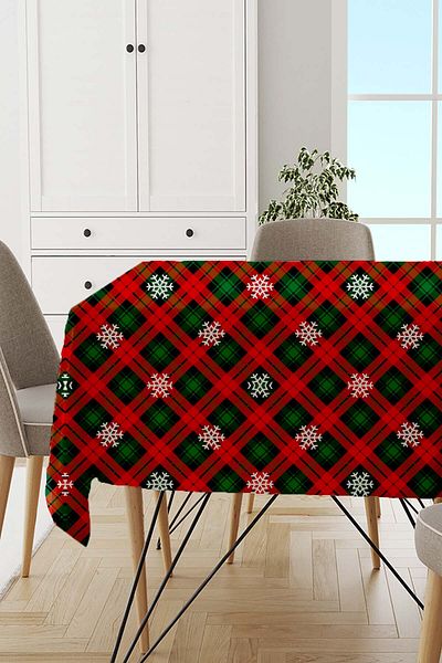 Viva Home New Year Christmas Christmas Red Tablecloth - Mso535