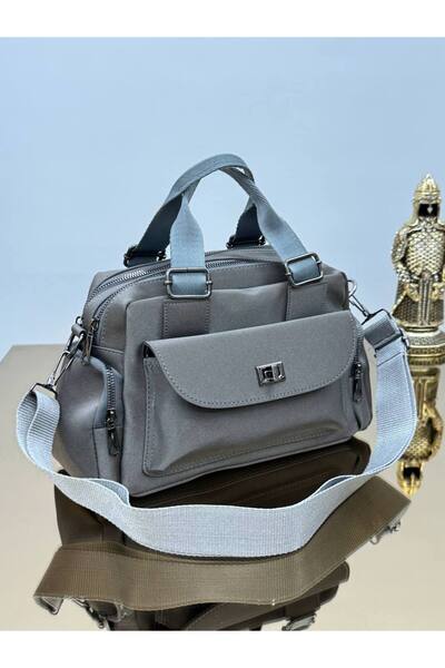 YOGII Model Rino - Geantă de mână și de umăr pentru femei din piele elegantă,...