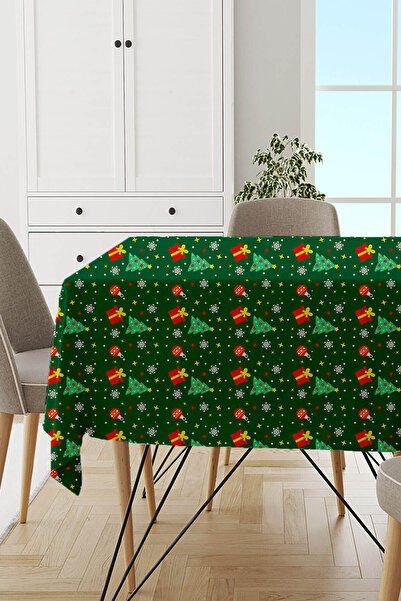 Viva Home Green New Year New Year Christmas Christmas Tablecloth Mso538