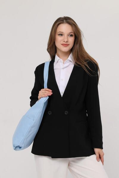 Bagg 3 Cepli Mavi Gabardin Çanta