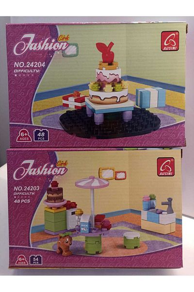 smilechild Ausini Fashion Girl 48 و 54 قطعة 2 علبة