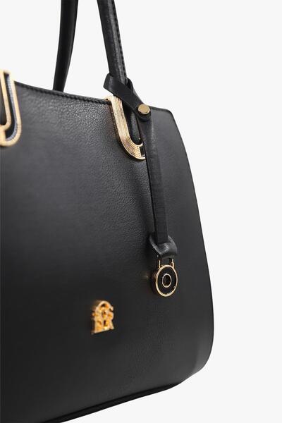 SOSELA 67-8105 Women's Pamella Black Shoulder Bag