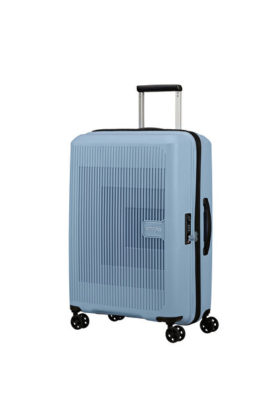 American Tourister Mavi Aerostep-Spinner Körüklü 67/24 Orta Boy Valiz