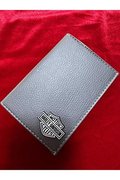 ATTA PAZARLAMA حافظة ترخيص من الجلد الرمادي من زجاج شبكي منقوش، حافظة ترخيص، ...