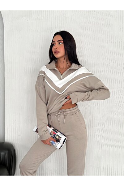 Gugus Polarized Modal Fabric Winter V Set - Oys Model με γιακά και γαρνιτούρα...