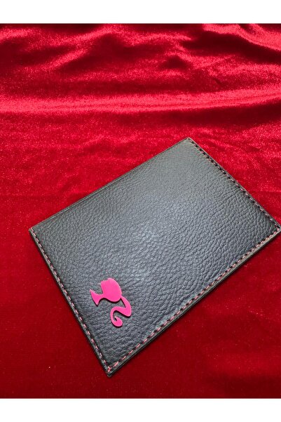 ATTA PAZARLAMA Kabartmalı Pleksi Deri Barbıe Siyah Ruhsatlık, Ruhsat Kılıfı, ...