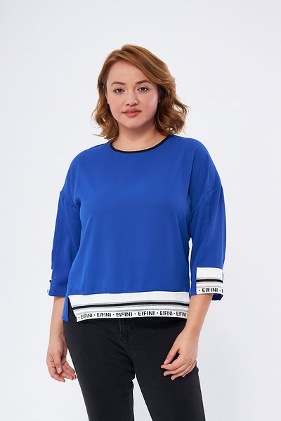 UNIQUE LADY Striped Sports Blouse