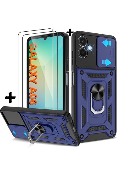 m.tk moveteck Samsung Galaxy A06 Case with Camera Protection with Sliding Rin...