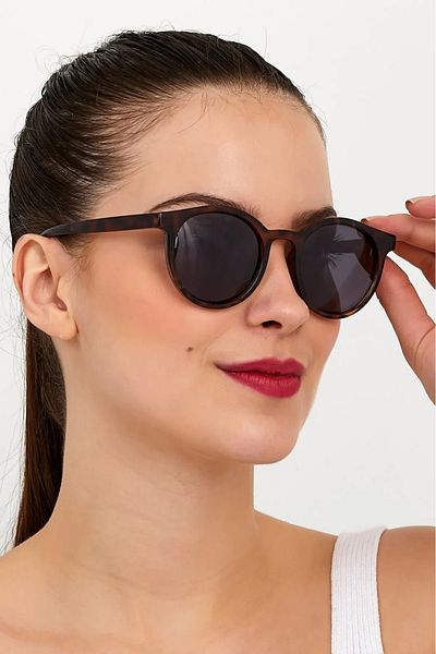 LUPİX Unisex Leopard Patterned Sunglasses