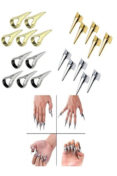 oldskoolbutik Punk Rock Parmak Ucu Pençe Yüzük 1adet