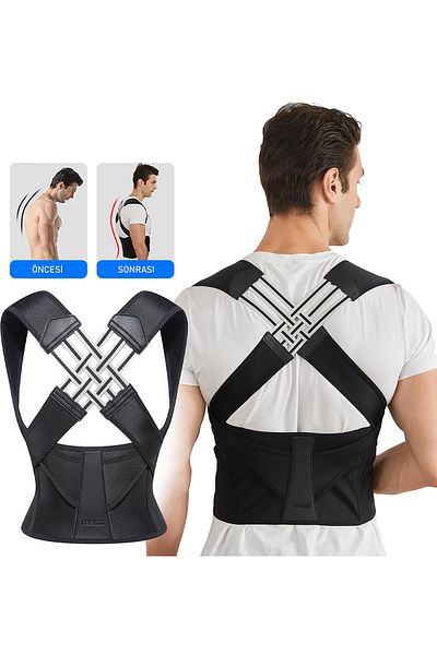 HASBY Unisex Medical Corset - Adjustable with Upright Posture, Posture Corrector, Anti-Hunchback and Column