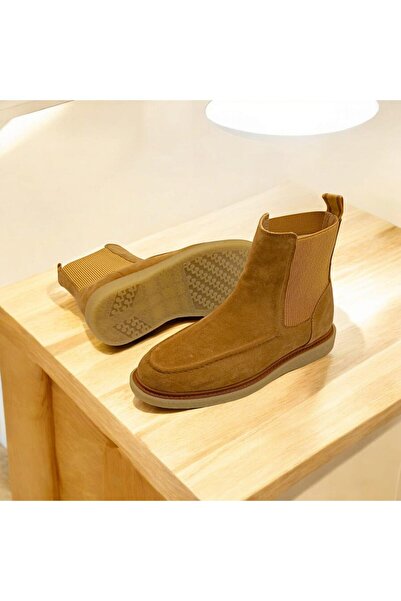 Ametist Kale Deve Tüyü Süet Kadın Bot