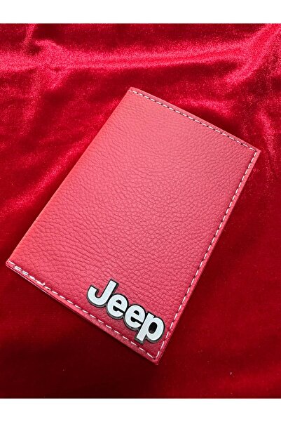 ATTA PAZARLAMA حافظة ترخيص جلدية منقوشة من زجاج شبكي أحمر اللون تحمل علامة Je...