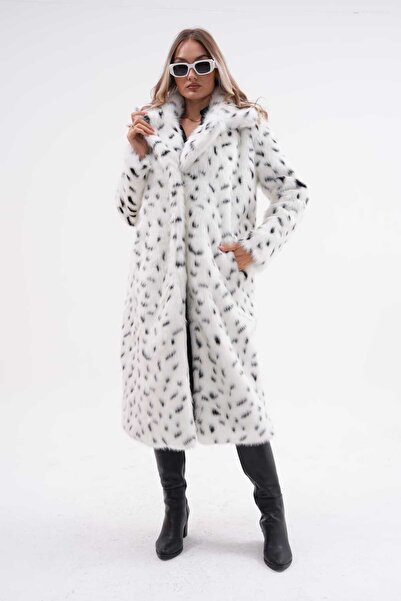 NAVY ΜΑΚΡΥ ΜΠΟΥΦΑΝ SNOW LEOPARD