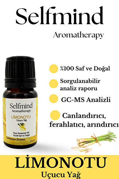 Aromatherapy %100 Saf Limonotu (Cymbopogon flexuosus) Uçucu Yağ