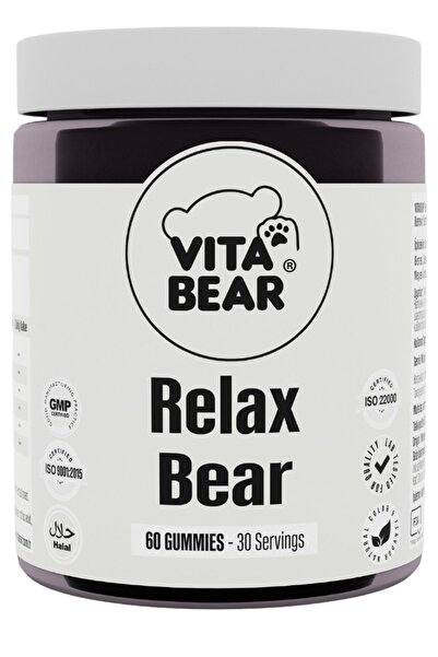 Vita Bear Stres, Kaygı, Endişe Ve Üzüntü Giderici Vitamin Relax Bear 60 Gummies