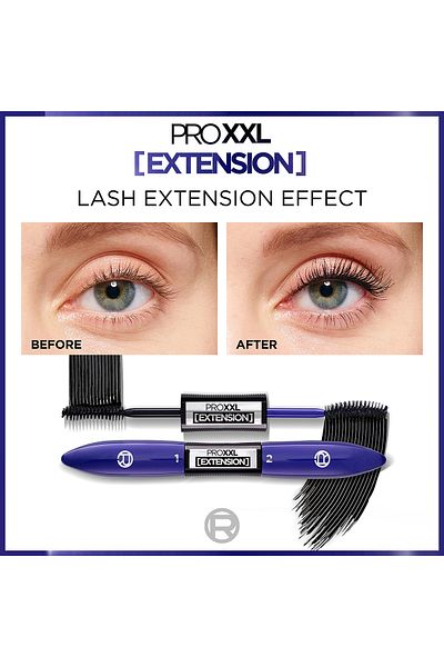 L'Oreal Paris L'oréal Paris Pro Xxl Extension Doppelseitige Mascara – Längeneffekt
