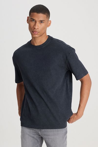 Lee Ανδρικό μπλουζάκι Crew Neck Anthracite L241569003 Crew Neck T-shirt