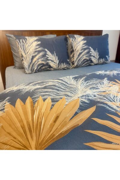 Faiend Dvojitá sada bavlněných povlaků na přikrývku – odolná proti vyblednutí a elastická