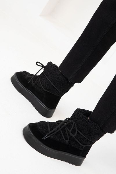 SOHO Μαύρα γυναικεία μποτάκια - 20077 Model Bootie