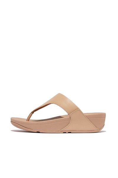 Fitflop Lulu Leather Toepost - Rugby Tan