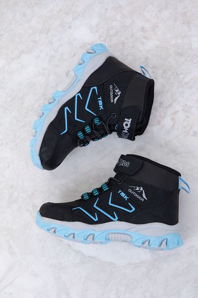 SOHO Schwarz-blaue Kinderstiefel und Stiefeletten 20097