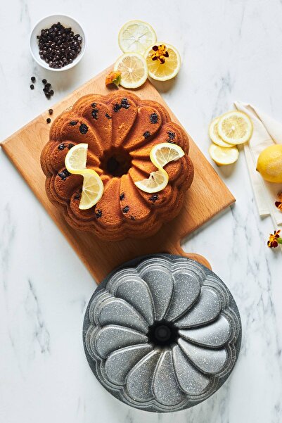 Karaca Garcia Casting Cake Mold 25 Cm Anthracite