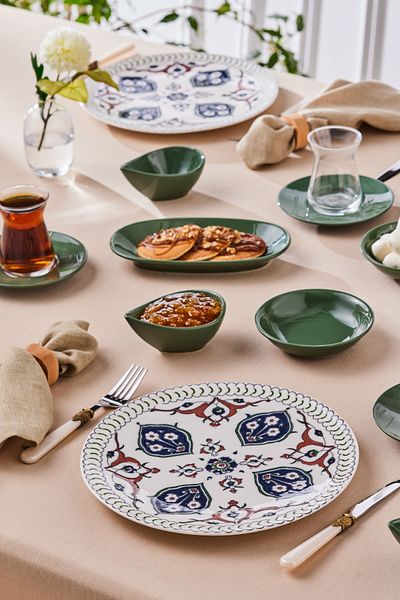 Karaca Forever Bone Salento 26 Piece Breakfast Set for 6