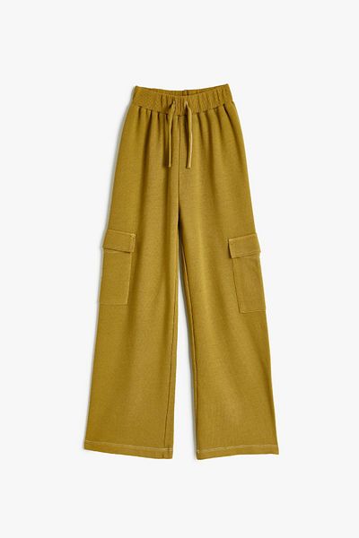 Koton Kids Khakifarbene Mädchen-Jogginghose 5WKG40028AK