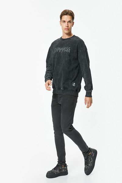 Koton Αντρικό τζιν Anthracite 5WAM40161ND