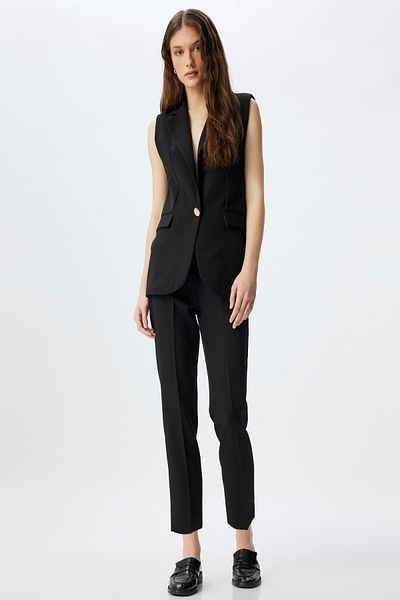 Koton Women's Black Jeans 5Wak40042Uw