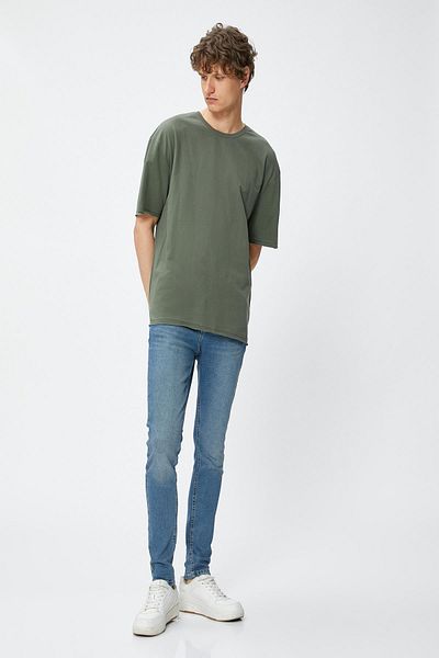 Koton Men's Clothing Michael Jeans Pants Light Indigo