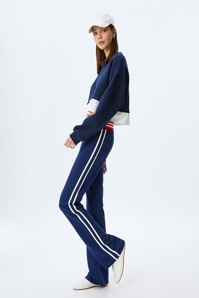 Koton Γυναικεία Φούτερ Navy Blue 5WAL40069IK