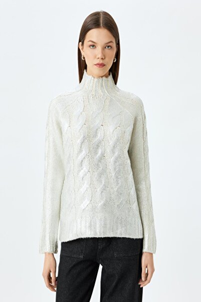 Koton Γυναικείο πουλόβερ εκρού - Μοντέλο 5WAL90082IT