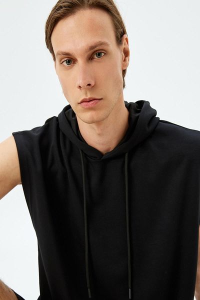Koton Schwarzes Herren-Sweatshirt – 5WAM30015NK