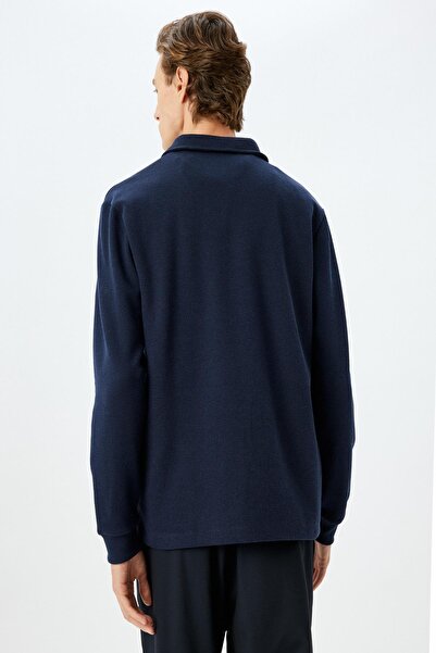 Koton Navy Blue Men's Sweatshirt 5Wam70053Mk