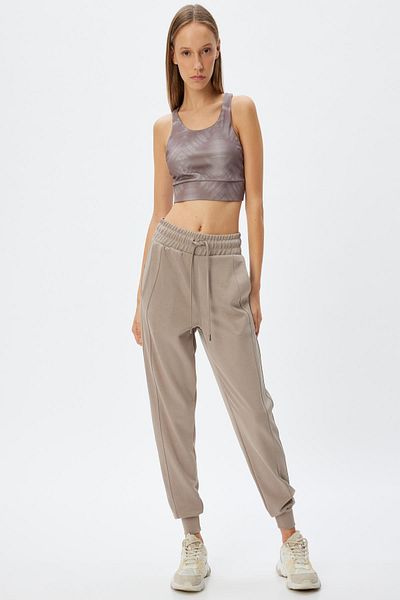 Koton Nerzfarbene Damen-Jogginghose – 5WAK40096NK