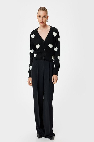 Koton 5Wak90048Ht Model Black Women's Cardigan