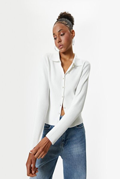 Koton Cardigan Young Ecru - Model 5WAL90032IT